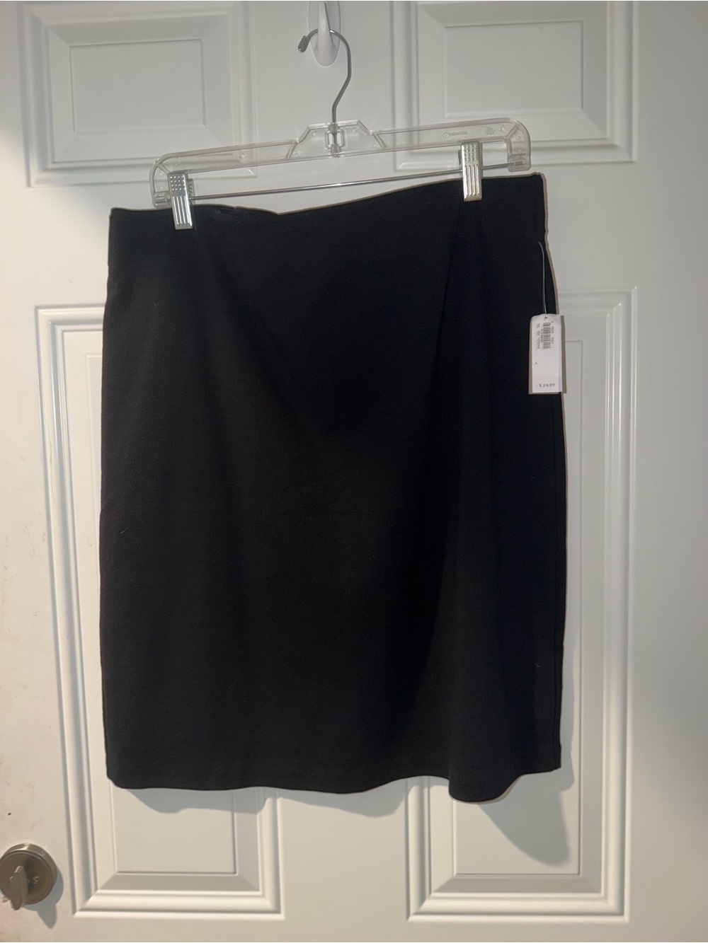 Classic Black Women's Straight Skirt